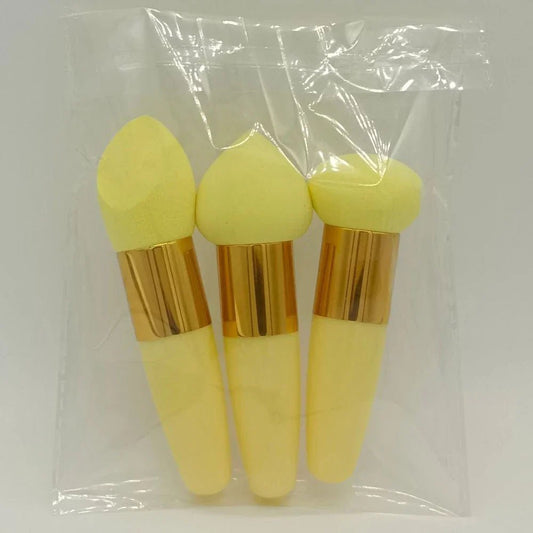 Pinceau Maquillage - PowderCosmeticBrushes™ - Jaune - La Rose Sublime